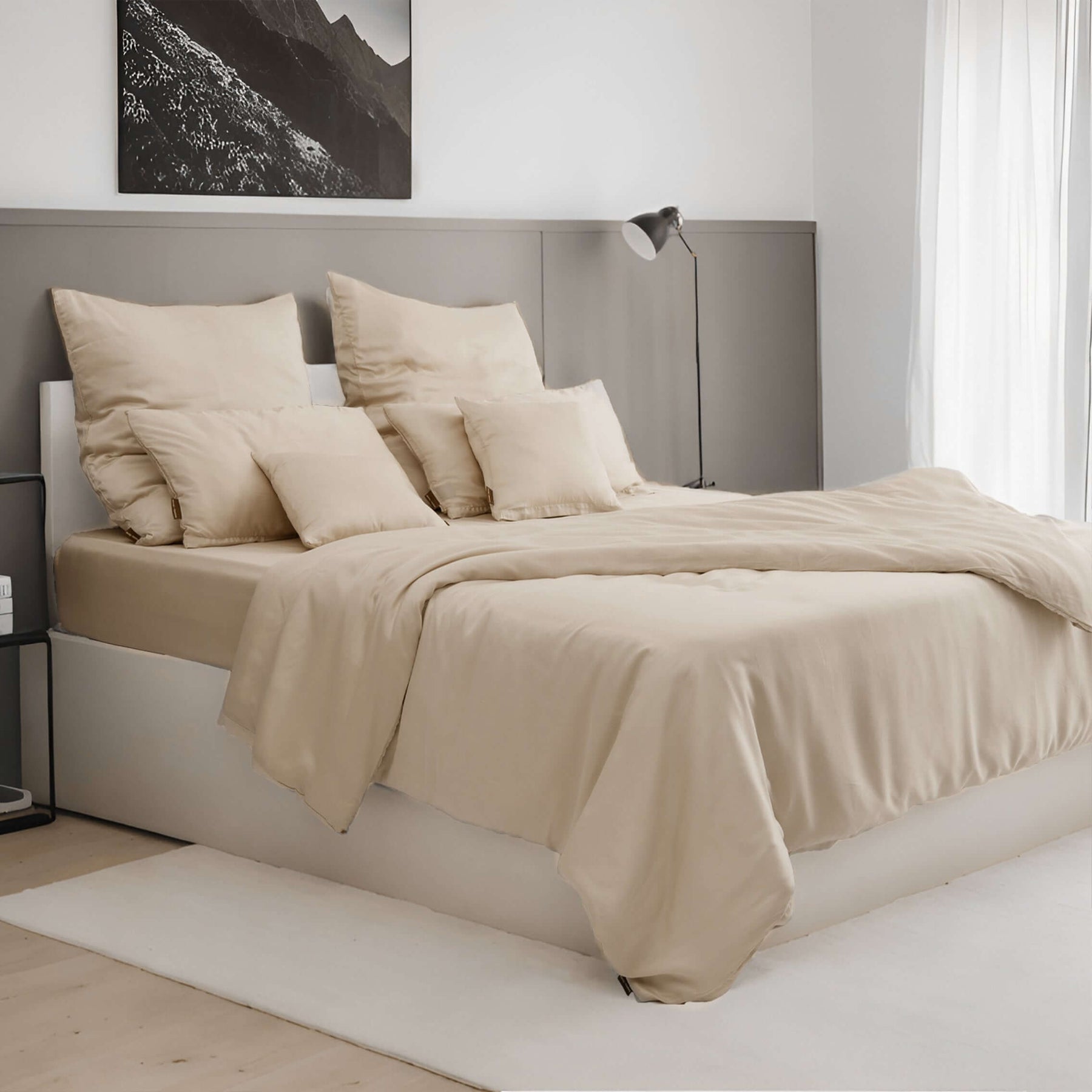 Lyocell Bettwäsche Creme Beige, twenty:three®