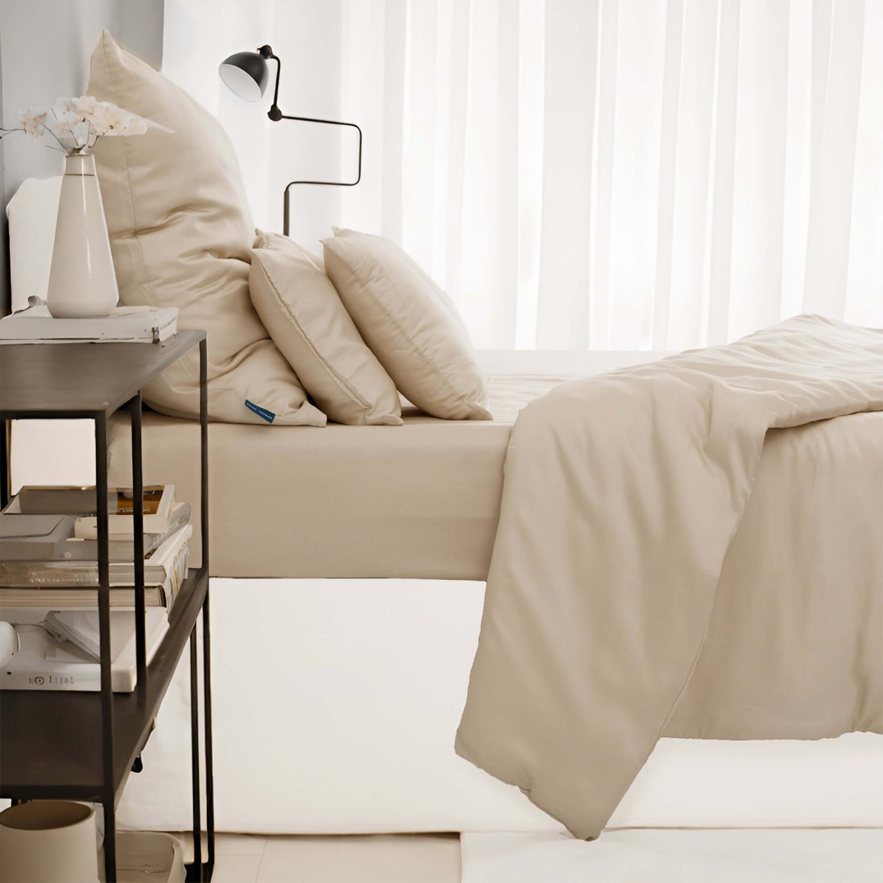Lyocell Bettwäsche Creme Beige, twenty:three®