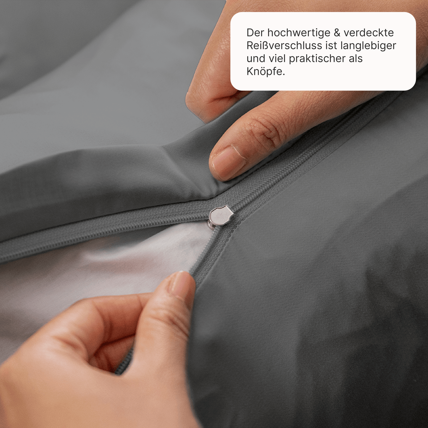 Lyocell Bettwäsche Dark Gray