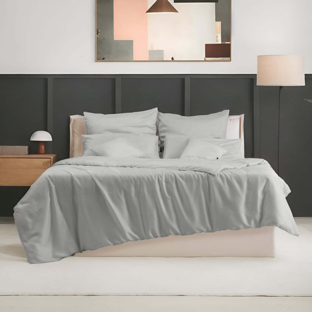 Lyocell Bettwäsche Light Gray – twentythree®