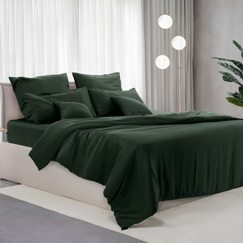 Lyocell Deckenbezug Forest Green – twentythree®