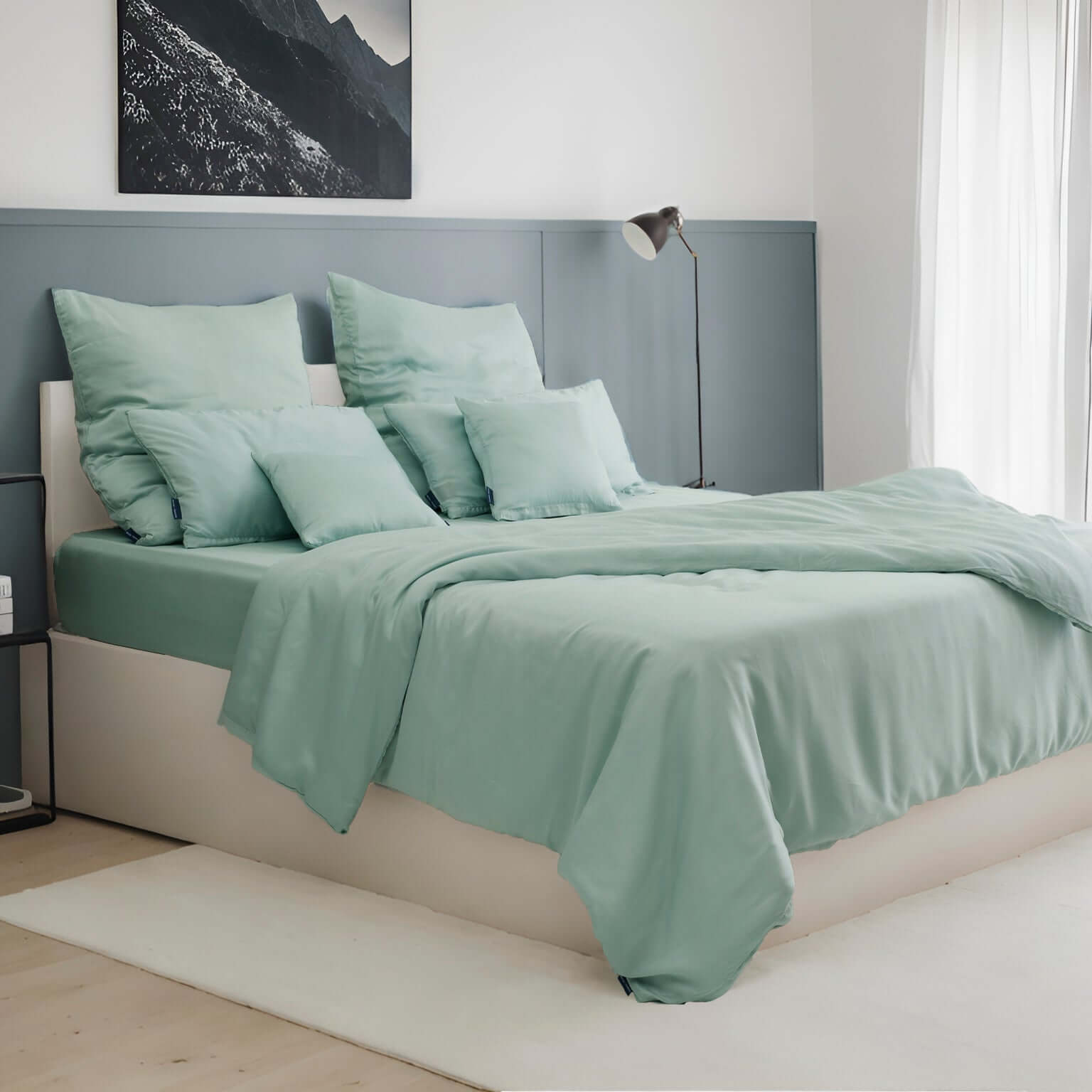 Lyocell Kissenbezug Mint Green, twenty:three®