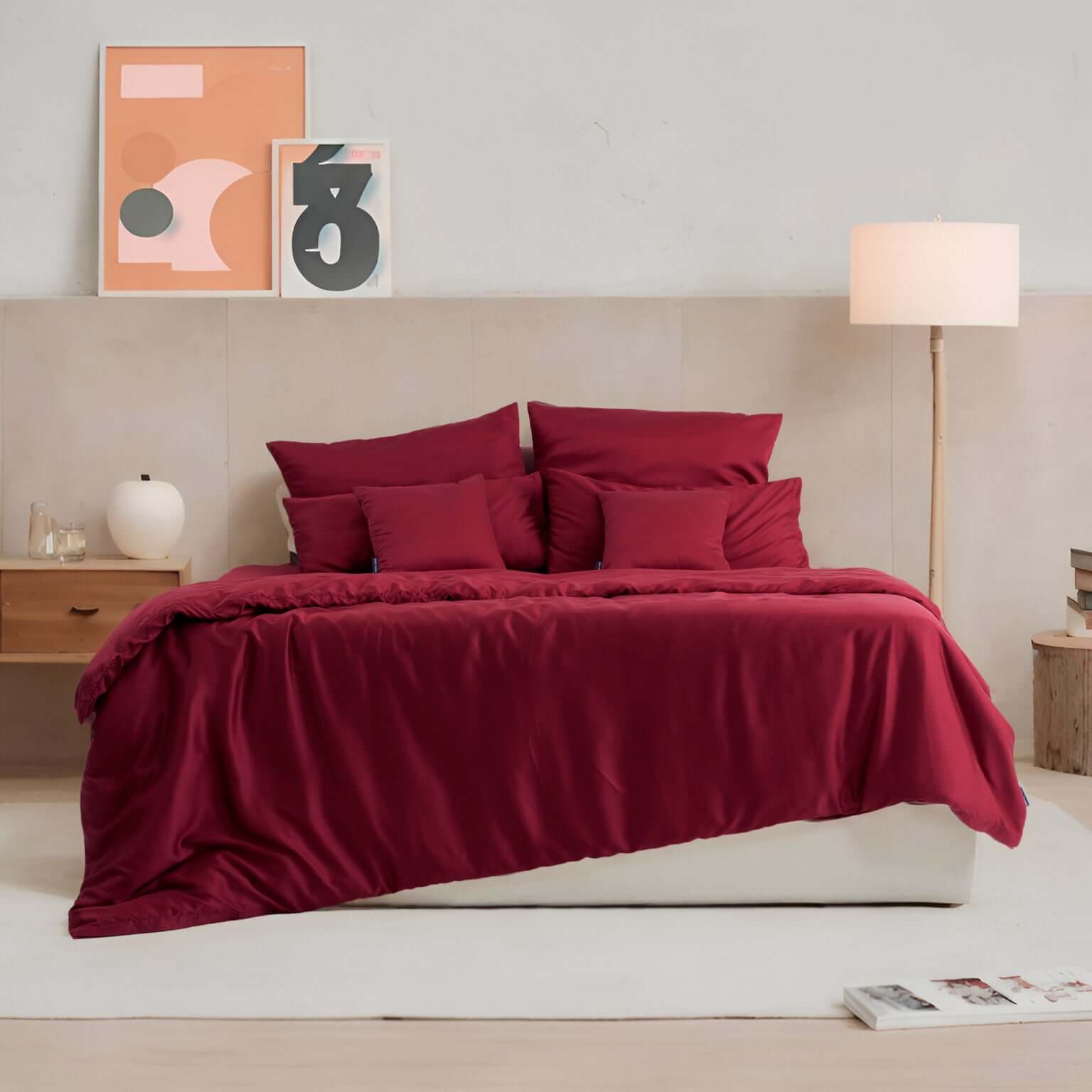 Lyocell Bettwäsche Biking Red, twenty:three®