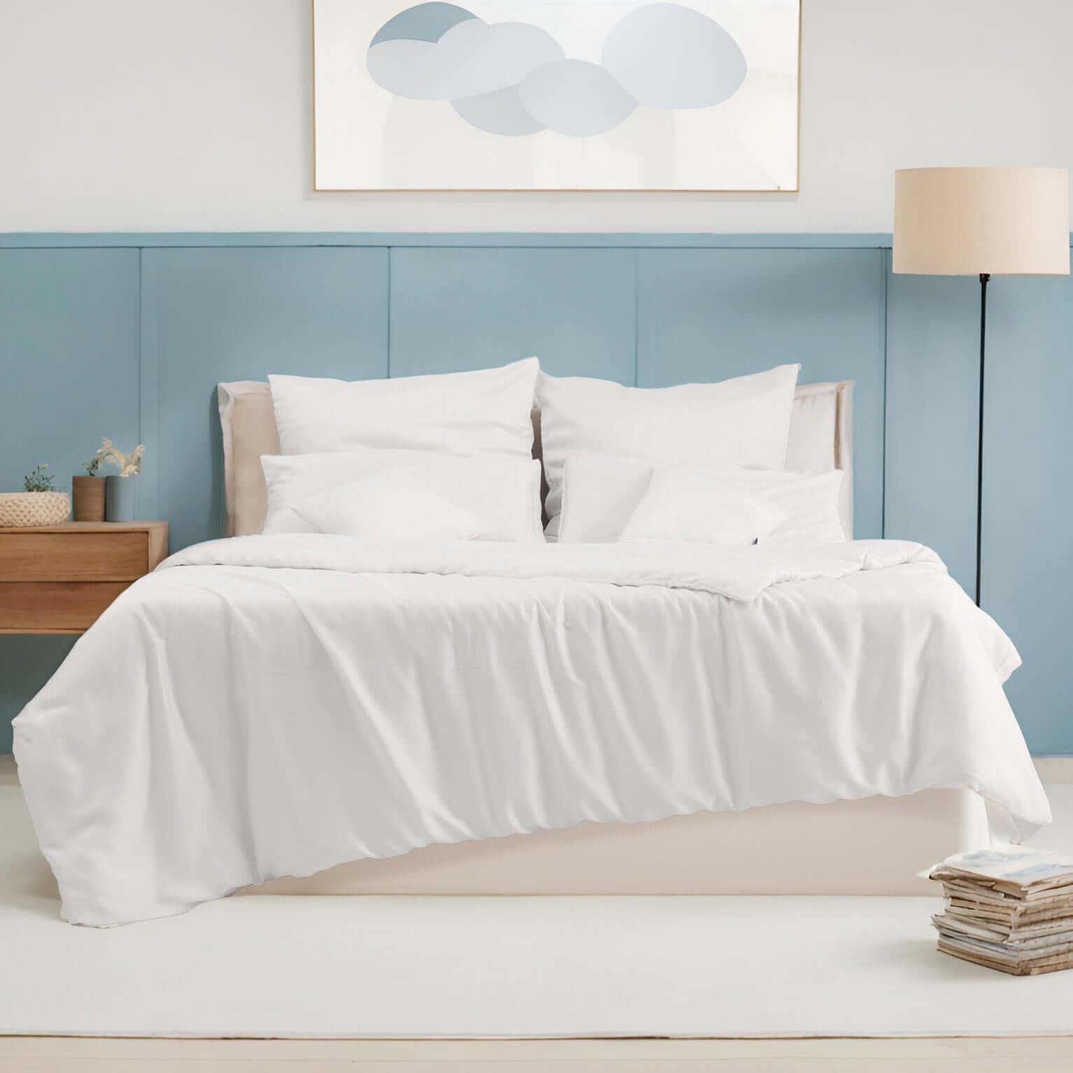 Lyocell Kissenbezug Pure White, twenty:three®