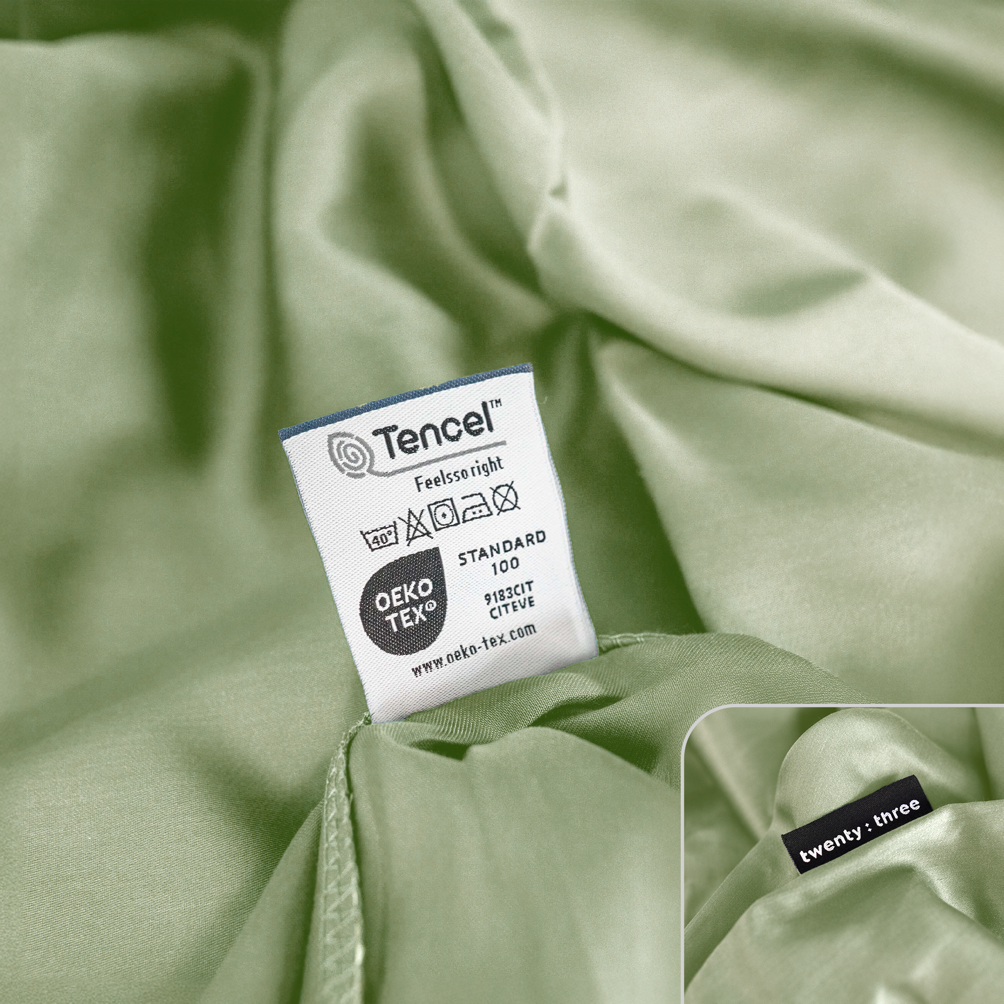 Lyocell Bettwäsche Fresh Sage