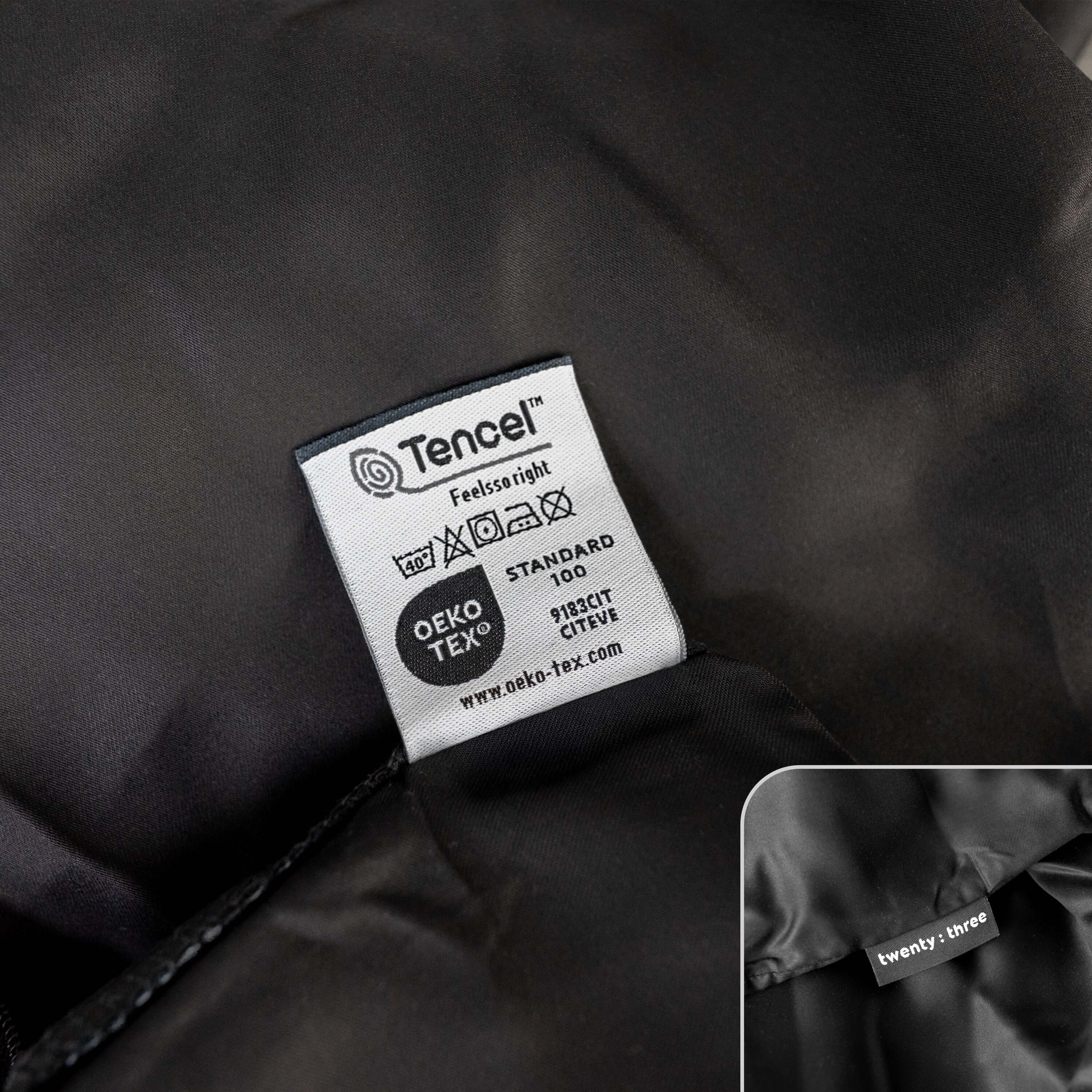 Lyocell Bettwäsche Jet Black