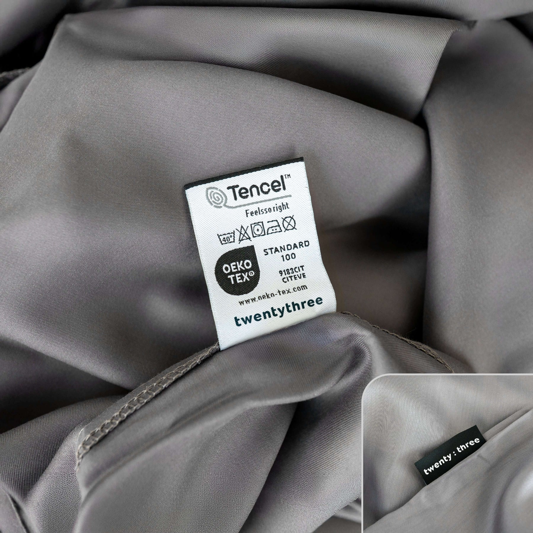Label Logo twentythree Oeko Tex TENCEL