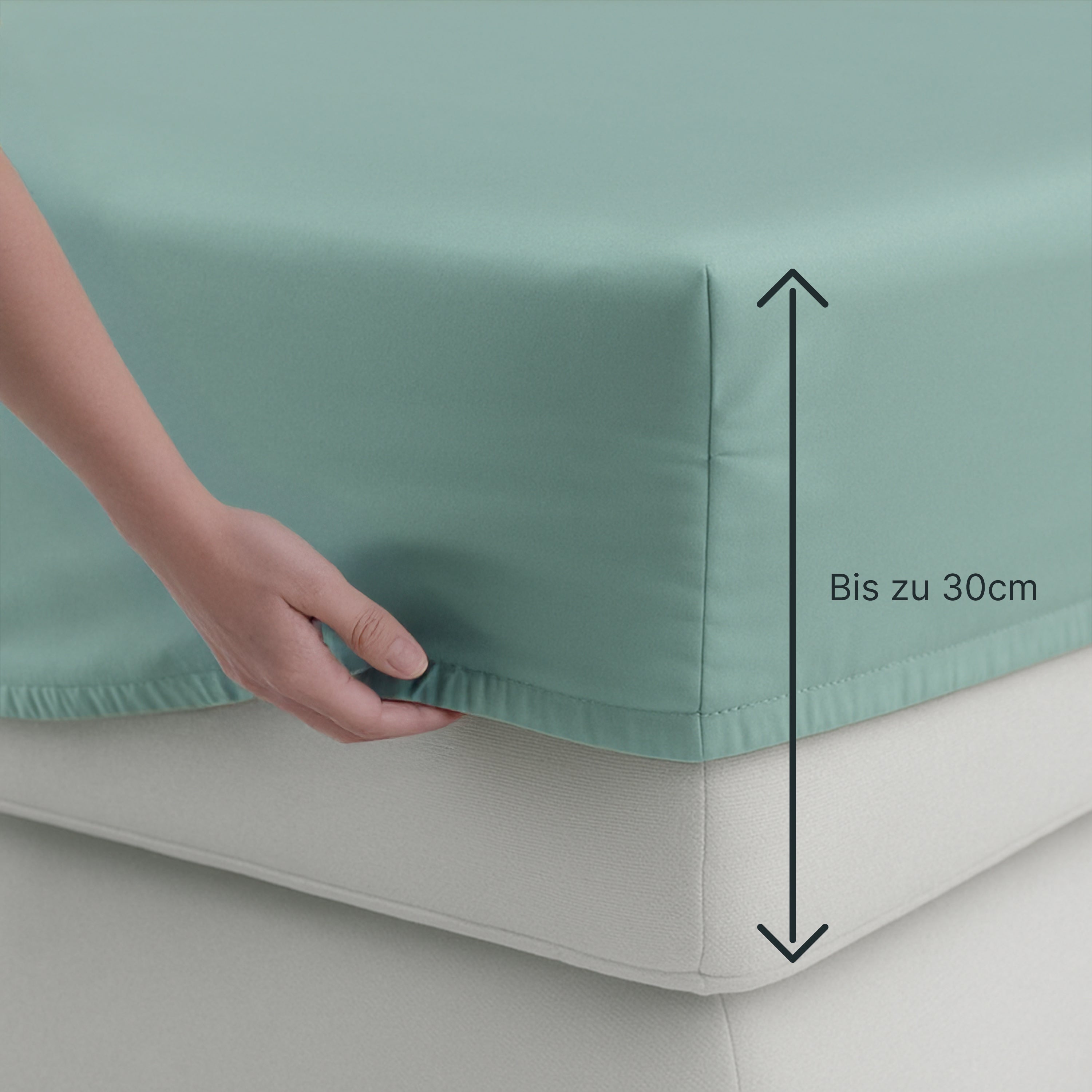 Lyocell Spannbettlaken Mint Green