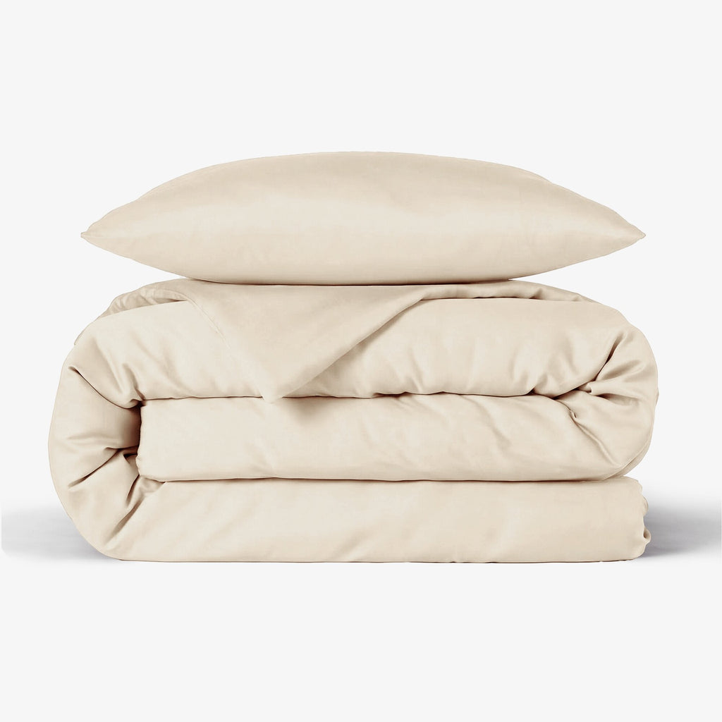 Lyocell Bettwäsche Creme Beige