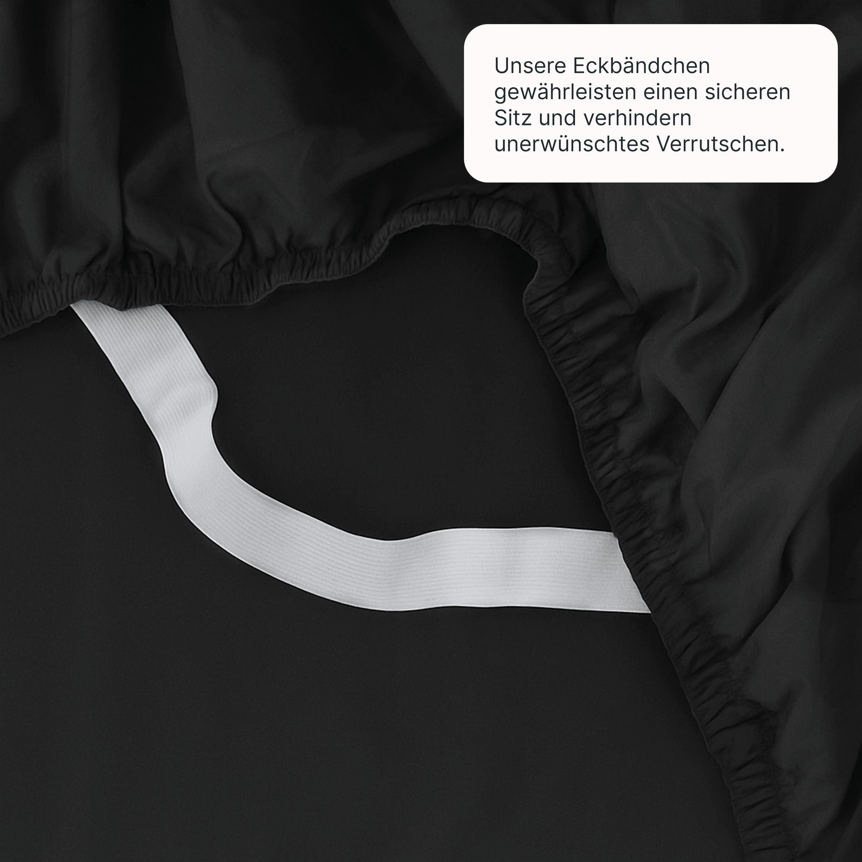 Lyocell Spannbettlaken Jet Black