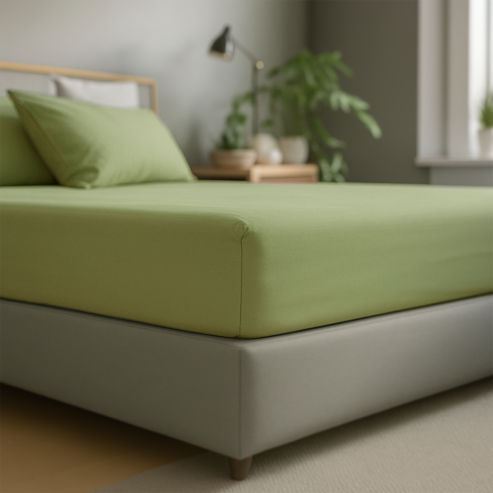 Lyocell Spannbettlaken Fresh Sage – twentythree®