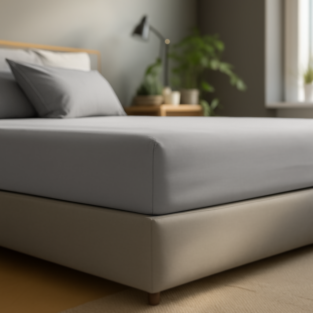 Lyocell Spannbettlaken Light Gray – twentythree®