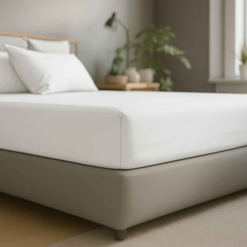 Lyocell Spannbettlaken Pure White
