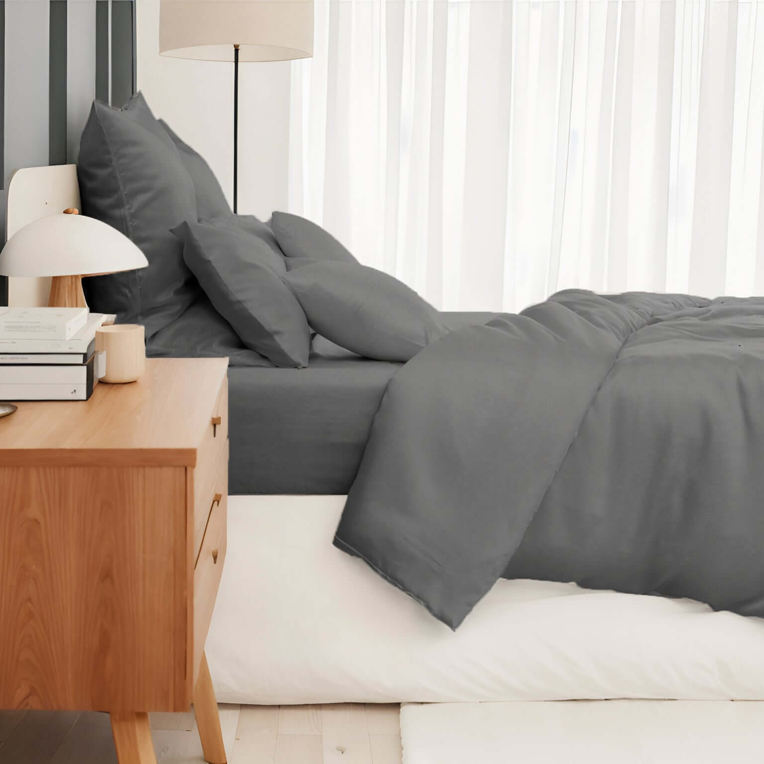Lyocell Bettwäsche Dark Gray, twenty:three®