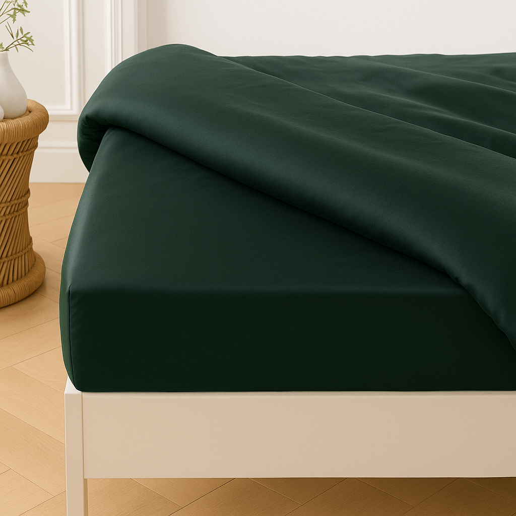 Lyocell Spannbettlaken Forest Green – twentythree®