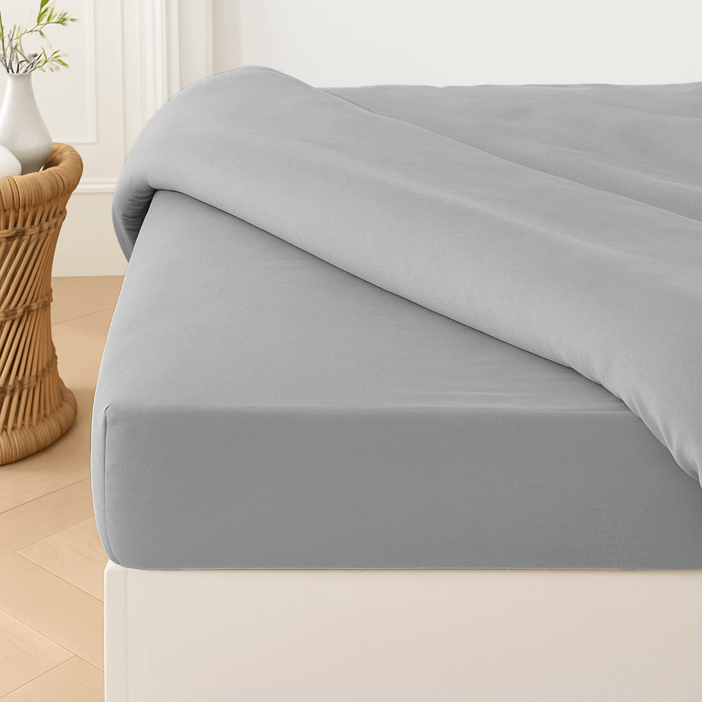 Lyocell Spannbettlaken Light Gray