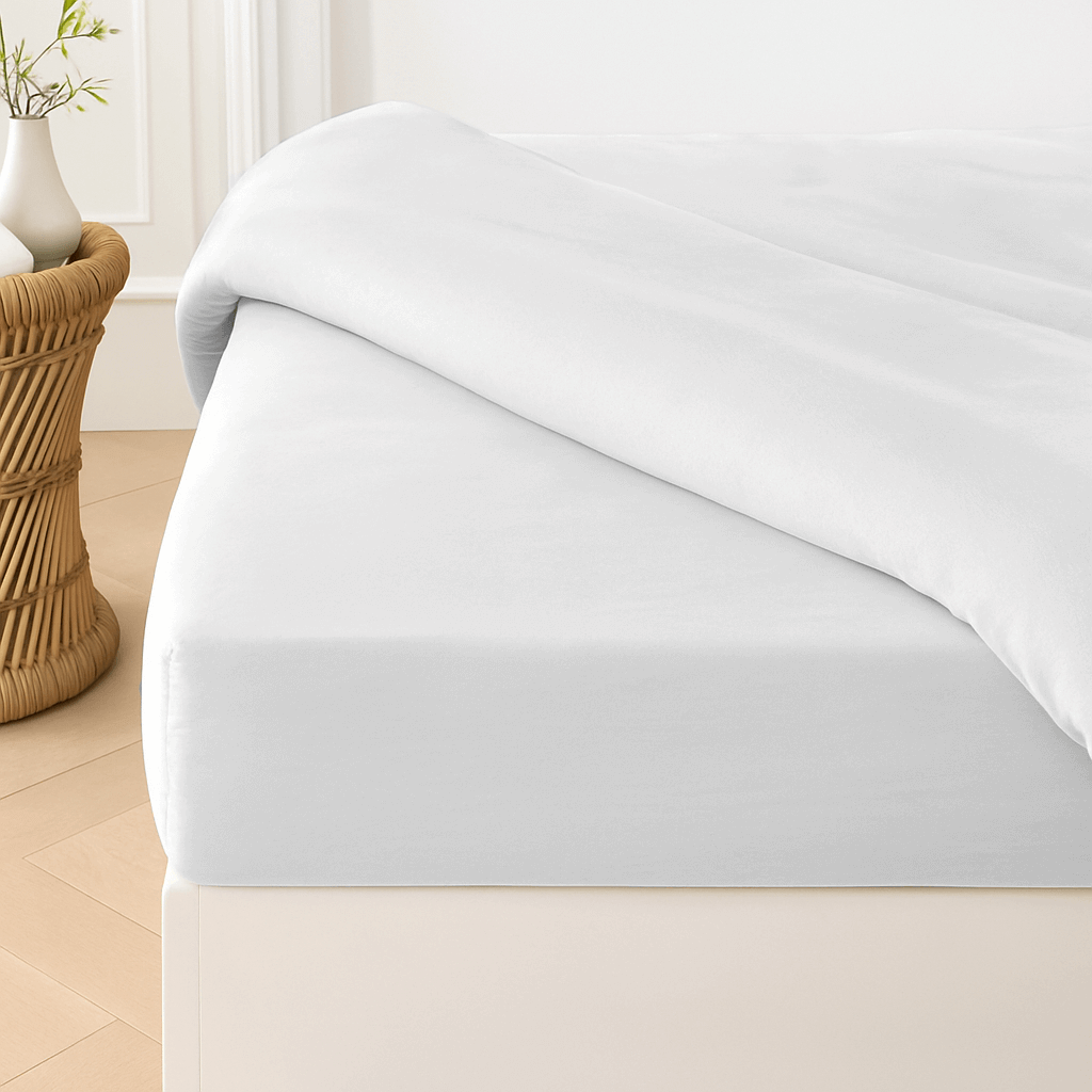Lyocell Spannbettlaken Pure White