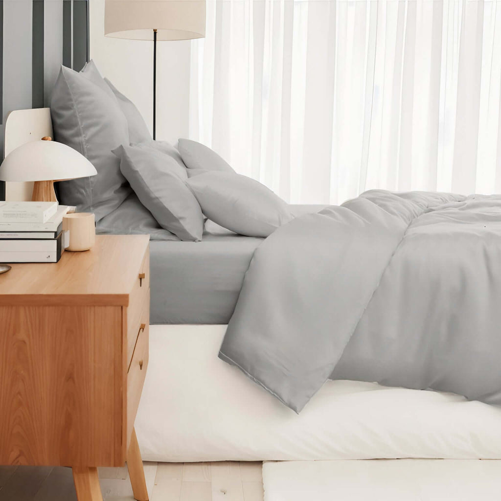Lyocell Bettwäsche Light Gray – twentythree®
