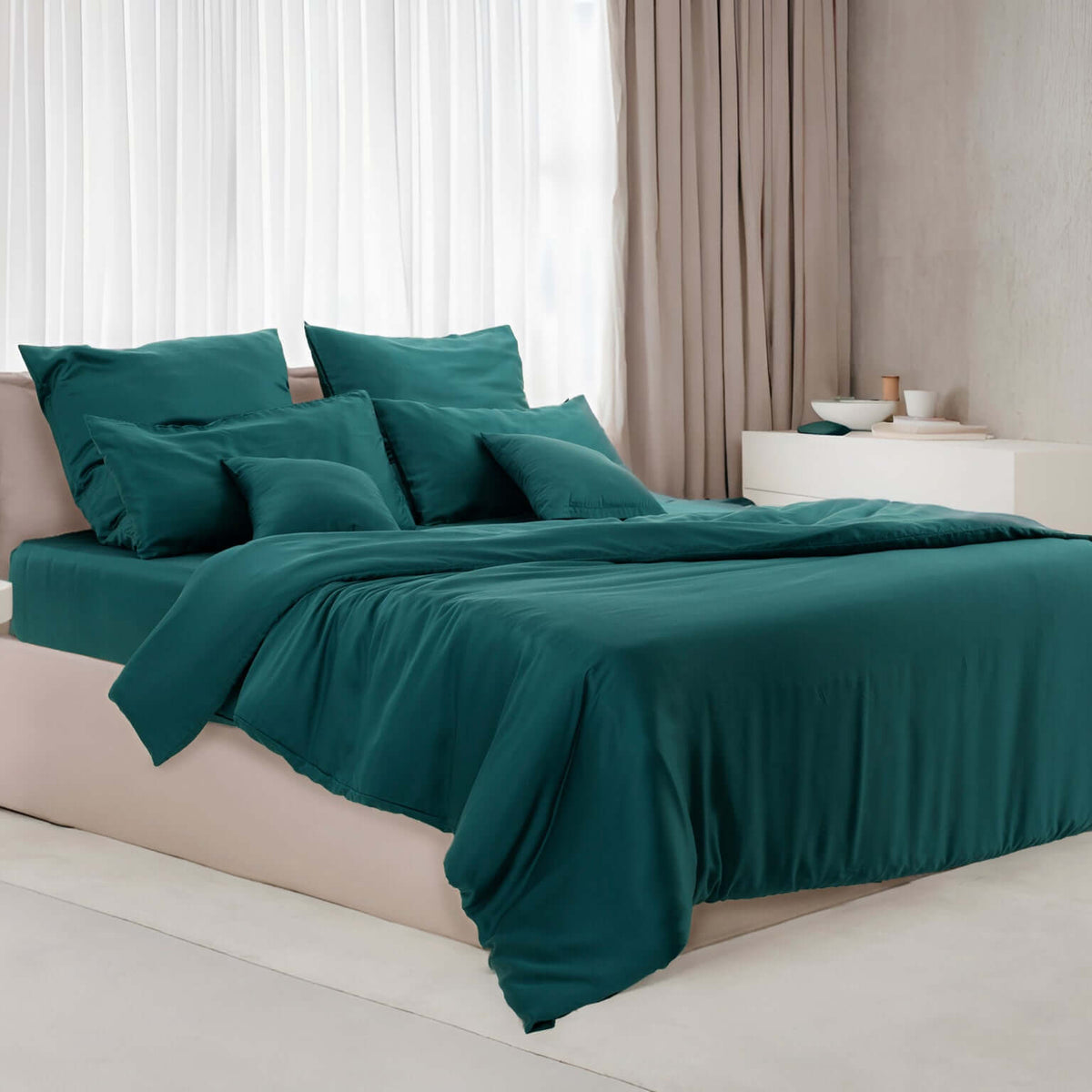 Lyocell Deckenbezug Juice Petrol, twenty:three®