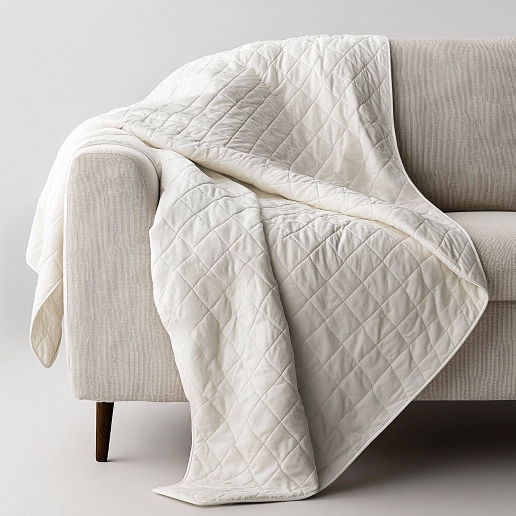 Comfy Lyocell Kuscheldecke Pampas White