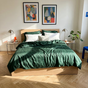 Lyocell Bettwäsche Forest Green (Angebot)