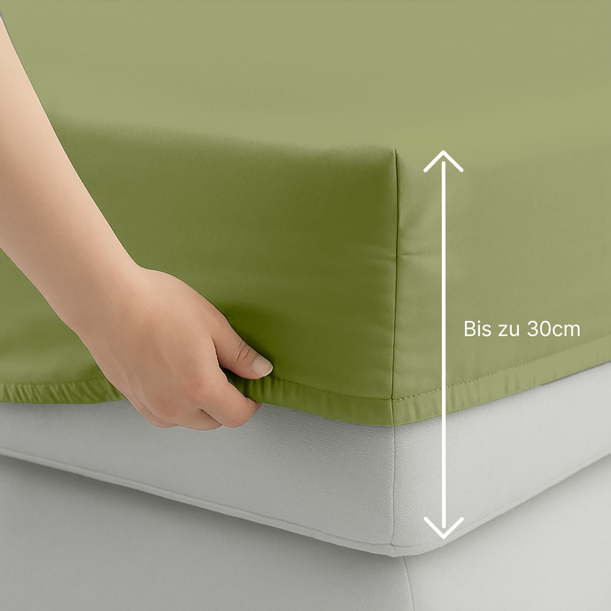 Lyocell Spannbettlaken Fresh Sage