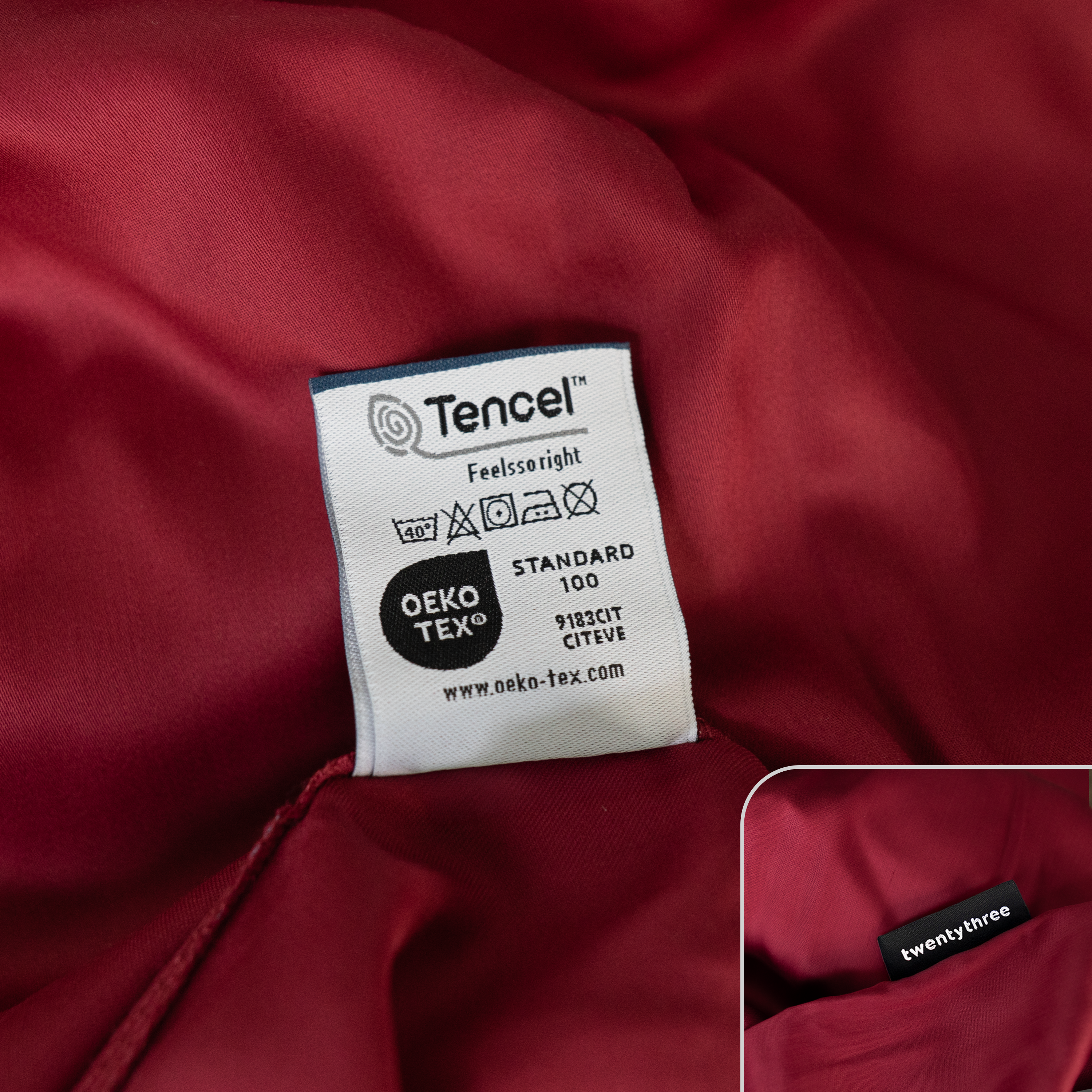 Lyocell Bettwäsche Biking Red