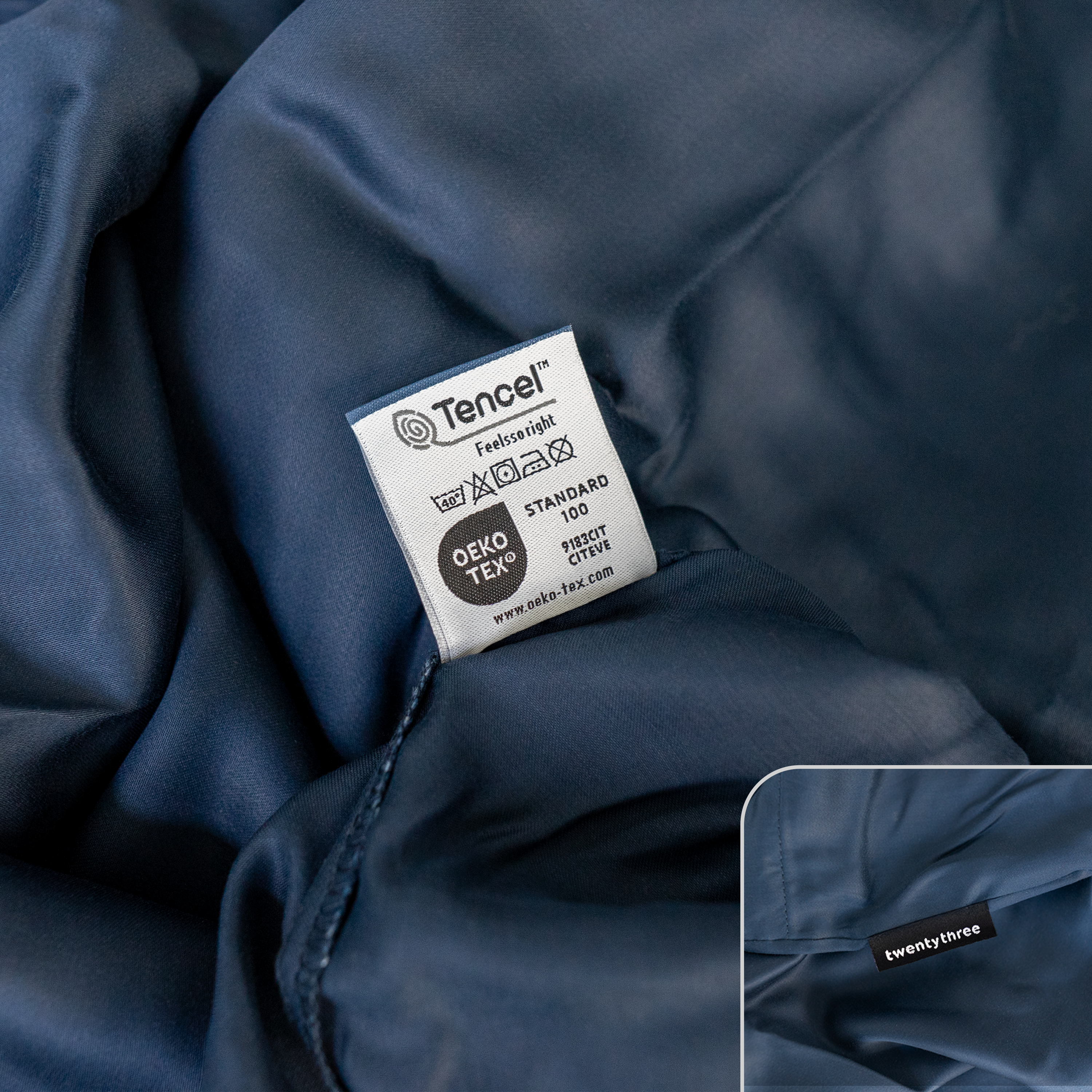 Lyocell Bettwäsche Midnight Blue 135 x 200 80 x 80, Midnight Blue 135 x 200 40 x 80, Midnight Blue 155 x 220 80 x 80, Midnight Blue 155 x 220 40 x 80, Midnight Blue 200 x 200 80 x 80 (2x), Midnight Blue 200 x 200 40 x 80 (2x), Midnight Blue 200 x 220 80 x 80 (2x), Midnight Blue 200 x 220 40 x 80 (2x), Midnight Blue 240 x 220 80 x 80 (2x), Midnight Blue 240 x 220 40 x 80 (2x)