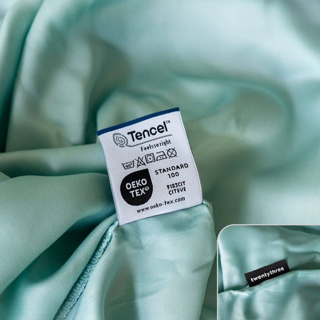 Lyocell Bettwäsche Mint Green 135 x 200 80 x 80, Mint Green 135 x 200 40 x 80, Mint Green 155 x 220 80 x 80, Mint Green 155 x 220 40 x 80, Mint Green 200 x 200 80 x 80 (2x), Mint Green 200 x 200 40 x 80 (2x), Mint Green 200 x 220 80 x 80 (2x), Mint Green 200 x 220 40 x 80 (2x), Mint Green 240 x 220 80 x 80 (2x), Mint Green 240 x 220 40 x 80 (2x)