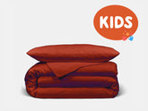 Kids Eukalyptus Bettwäsche Biking Red