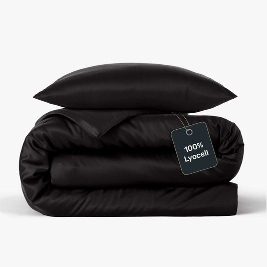 Lyocell Bettwäsche Jet Black, twenty:three®
