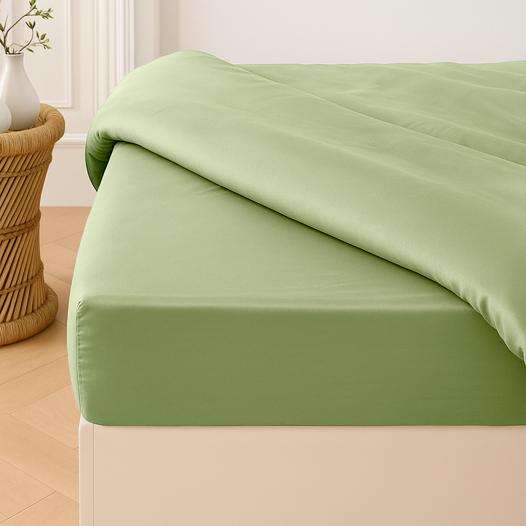 Lyocell Spannbettlaken Fresh Sage – twentythree®