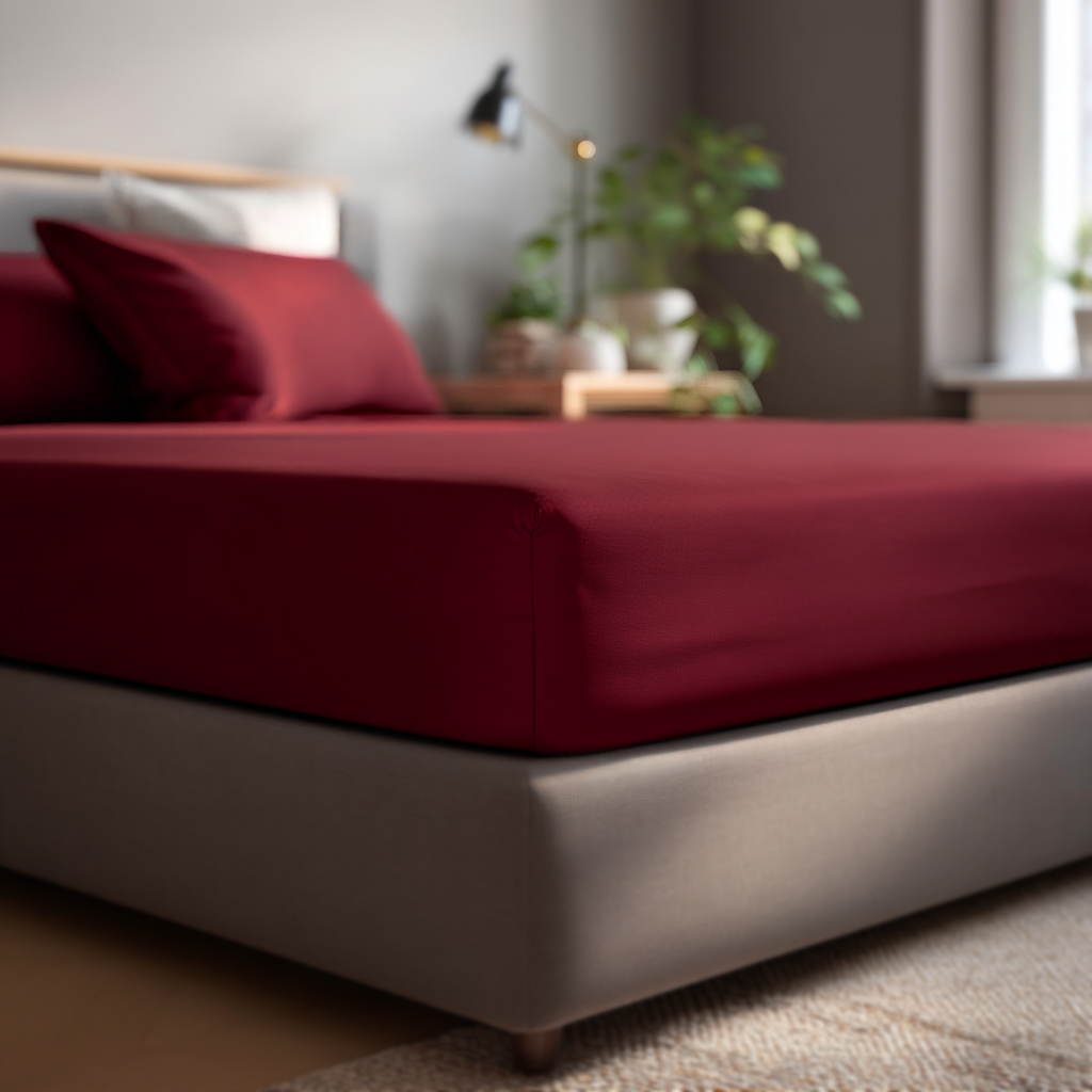Lyocell Topper Spannbettlaken Biking Red