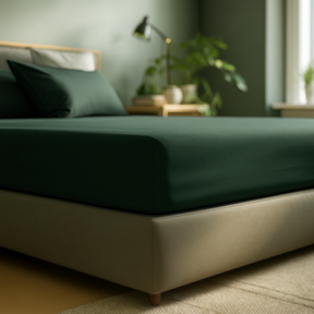 Lyocell Topper Spannbettlaken Forest Green