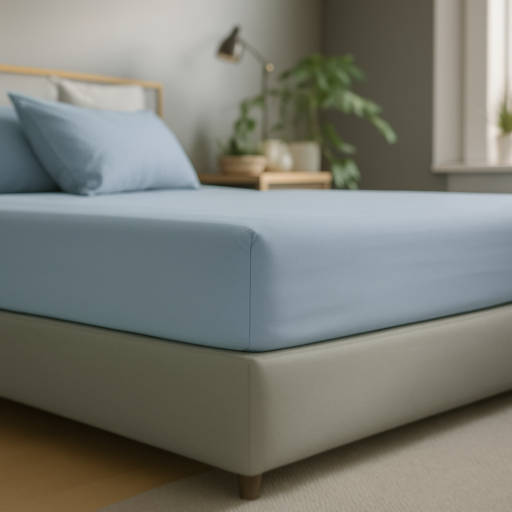 Lyocell Spannbettlaken Ice Sky – twentythree®