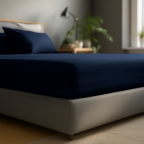 Lyocell Spannbettlaken Midnight Blue