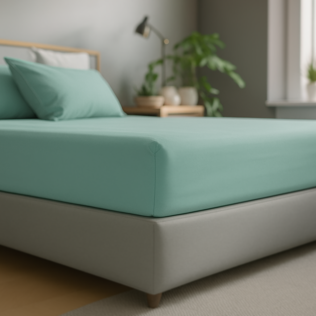Lyocell Spannbettlaken Mint Green – twentythree®