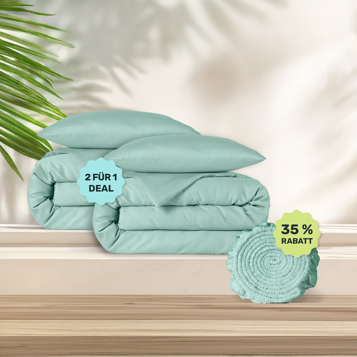 Lyocell Bettwäsche Mint Green (Angebot) – twentythree®