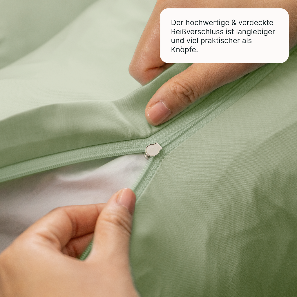 Lyocell Deckenbezug Fresh Sage – twentythree®
