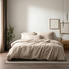 Lyocell Bettwäsche Creme Beige – twentythree®