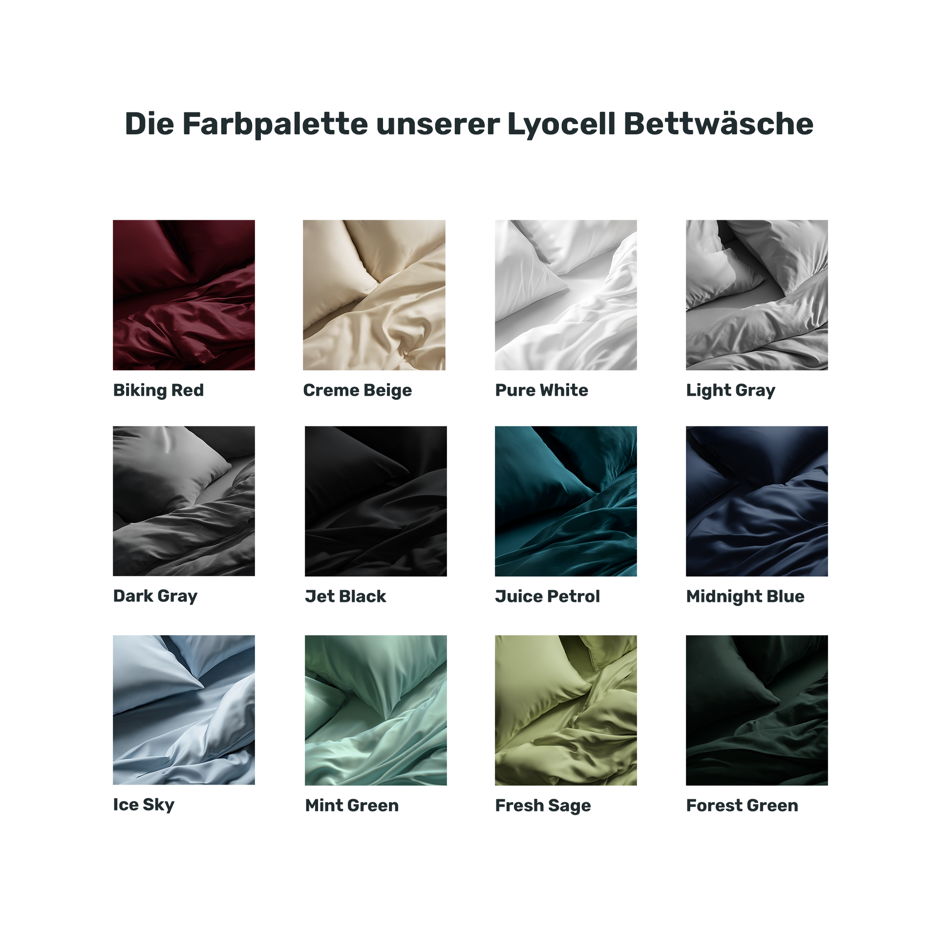 Lyocell Bettwäsche Biking Red