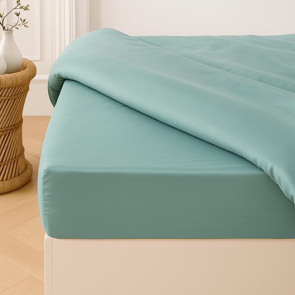 Lyocell Spannbettlaken Mint Green – twentythree®